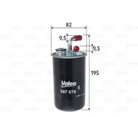 Valeo Kraftstofffilter 587078