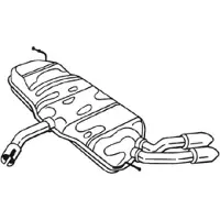 Bosal Endschalldämpfer 105-067
