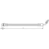 METZGER Bremsschlauch 4110210