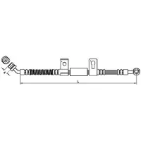 METZGER Autoteile Bremsschlauch [Hersteller-Nr. 4110827] für Kia