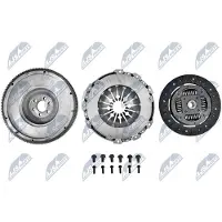 NTY Kupplungssatz Kupplung für VW GOLF VI (5K1) mit Schwungrad NZS-VW-005