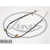 Linex Handbremsseil 09.01.51 Links für TOYOTA AYGO (WNB1, KGB1) 1486/1243mm
