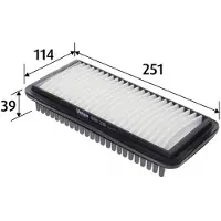 Valeo Luftfilter 585210 für Kia Picanto I