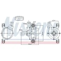Nissens Wasserpumpe 831388
