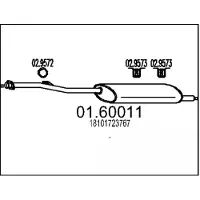 MTS Endschalldämpfer 01.60011