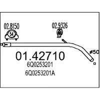 MTS Abgasrohr 01.42710