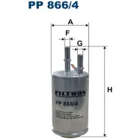 FILTRON Kraftstofffilter PP866/4