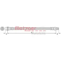 METZGER Bremsschlauch 4110942