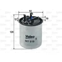 Valeo Kraftstofffilter 587519 für Mercedes-Benz A