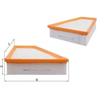 MAHLE ORIGINAL Luftfilter MAHLE LX 1885