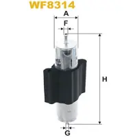 WIX FILTERS Kraftstofffilter WF8314