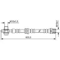 Bosch Bremsschlauch 1 987 481 742