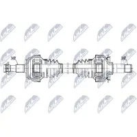 NTY NPW-ME-206 Antriebswelle Hinten Links Hinten Rechts passend für MERCEDES-BENZ S-Klasse Limousine (W222, V222, X222)