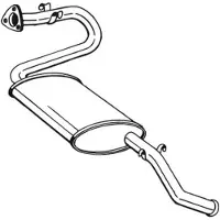 Bosal Endschalldämpfer 280-273