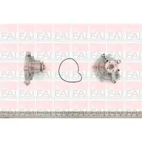 FAI AutoParts Kühlmittelpumpe Wasserpumpe passend für MERCEDES-BENZ C-Klasse Limousine (W204) WP6368
