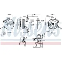 Nissens Klimakompressor 890667