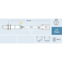 FAE Lambdasonde für MITSUBISHI ASX (GAW) vor-Kat 77790
