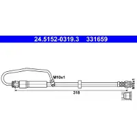 Ate Bremsschlauch 24.5152-0319.3