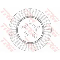 TRW Bremsscheibe DF6253S vorne, belüftet, 1 Stück