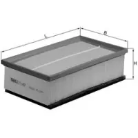MAHLE ORIGINAL Luftfilter MAHLE LX 1497