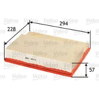Valeo Luftfilter 585076 für Mercedes-Benz C