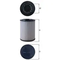 Knecht Luftfilter MAHLE LX 5363