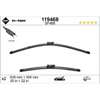 SWF Wischblatt 119468 vorne für VW SEAT AUDI