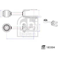 FEBI BILSTEIN Bilstein Stange/Strebe, Stabilisator 183304