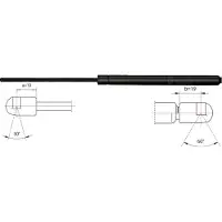 METZGER 2110562 Gasfeder Heckklappendämpfer für OPEL Adam (M13) 600mm