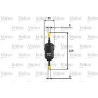 Valeo Kraftstofffilter 587023 für Ford Fiesta V Fusion