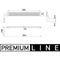MAHLE ORIGINAL Ölkühler, Lenkung CLC 97 000P