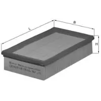 MAHLE ORIGINAL Luftfilter MAHLE LX 105