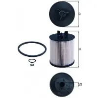 MAHLE ORIGINAL Kraftstofffilter MAHLE KX 86/1D