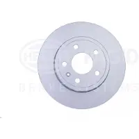 Hella Bremsscheibe Hinterachse Voll [Hersteller-Nr. 8DD355111-811] für Seat, Audi