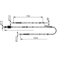 Bosch Seilzug, Feststellbremse 1 987 482 801