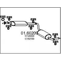 MTS Endschalldämpfer 01.60209