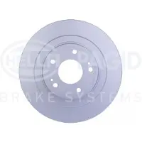 Hella Bremsscheibe Hinterachse Voll [Hersteller-Nr. 8DD355120-431] für Citroën, Mitsubishi, Peugeot