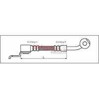 METZGER Bremsschlauch 4113523