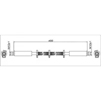 METZGER Bremsschlauch 4111748