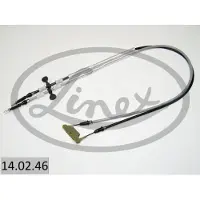 Linex Handbremsseil 14.02.46 Hinten für FIAT CROMA (194) 1625/1455/1570/1395mm