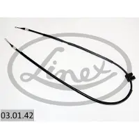 Linex Handbremsseil Bremsseil 03.01.42 Rechts für AUDI A8 (4D2, 4D8) 1720/1560mm