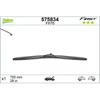 Valeo Wischblatt 700 mm Hybridwischblatt mit Spoiler für u.a. TOYOTA YARIS
