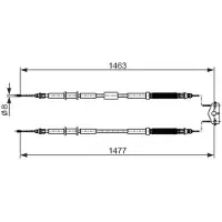 Bosch Seilzug, Feststellbremse 1 987 482 283