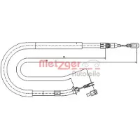 METZGER Seilzug, Feststellbremse [Hersteller-Nr. 10.9873] für VW, Mercedes-Benz