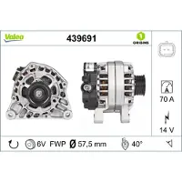 Valeo Drehstromgenerator 439691