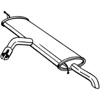 Bosal Endschalldämpfer 220-045