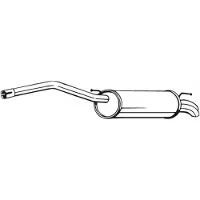 Bosal Endschalldämpfer 233-087