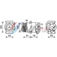 AVA Clever Choice Kompressor, Klimaanlage FDAK621
