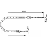 Bosch Seilzug, Feststellbremse 1 987 482 234