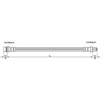 METZGER Bremsschlauch 4110212